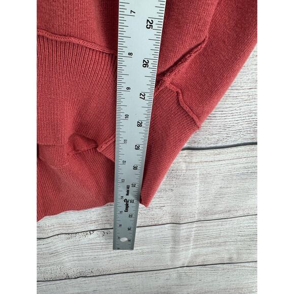 Saturday Sunday Anthropologie Rough Seam Tunic Sweater Womens XS Pink Rose - Picture 12 of 12